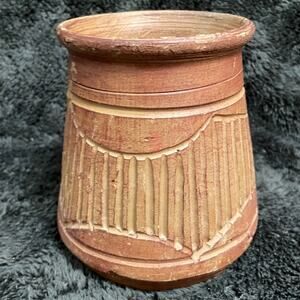 Pottery Brown Vase Handcrafted in Ghana Africa